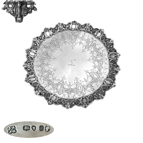 Victorian Silver Salver 1848